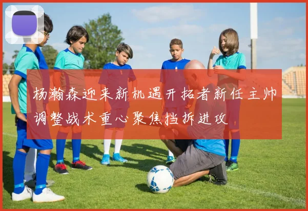 杨瀚森迎来新机遇开拓者新任主帅调整战术重心聚焦挡拆进攻